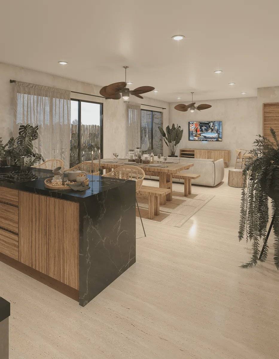 Departamento en Tulum, cerca de la av. Kukulkán 5