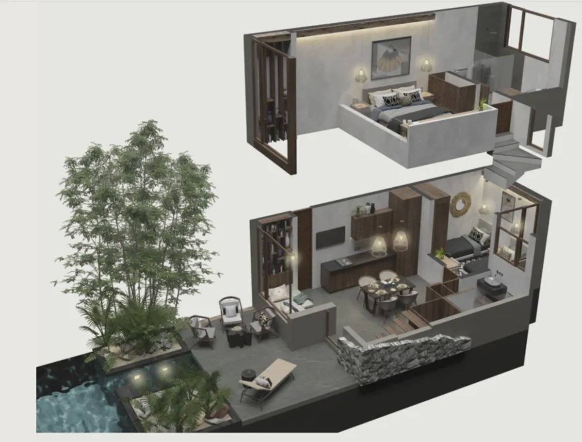 Exclusivo departamento en Tulum con club de playa 2