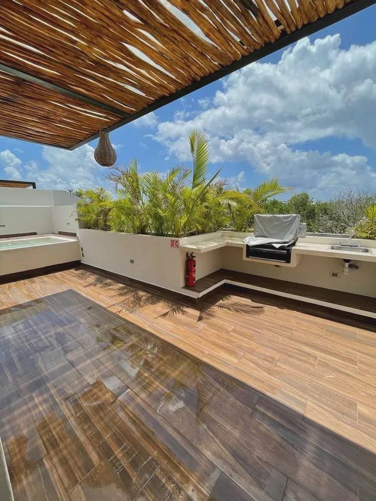 Penthouse con roof top y alberca privada en Tulum 3