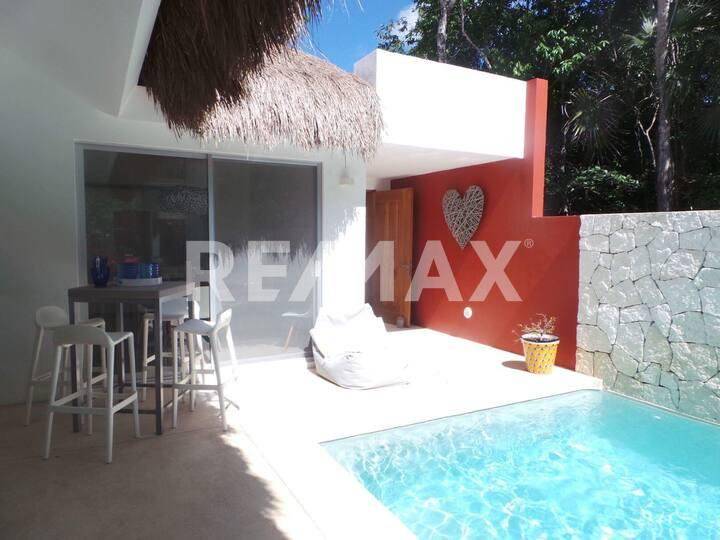 Casa privada con piscina en Aldea Zama Tulum 4