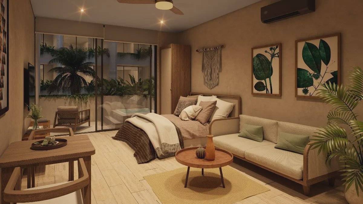Exclusivo departamento en venta dalái, tulum 5