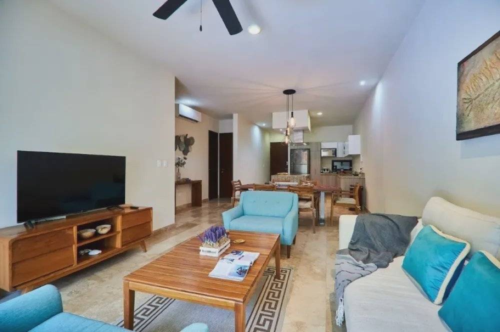 Departamento con acceso a alberca en Tulum 5
