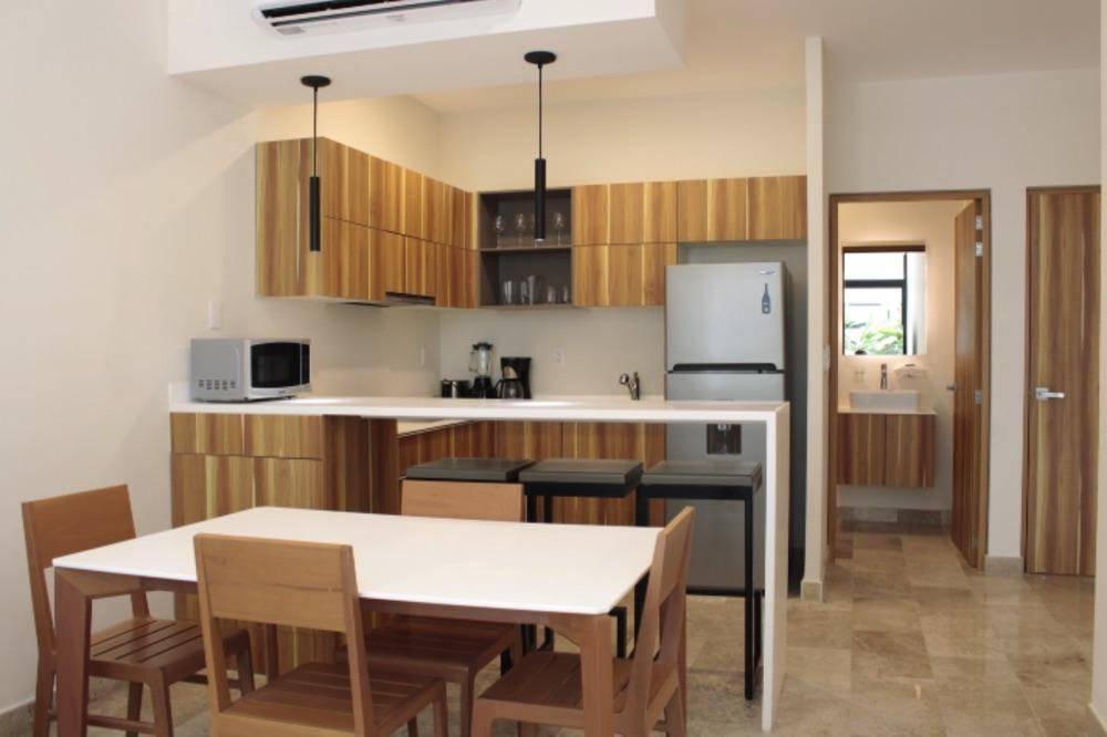 Lujoso departamento con alberca privada en Tulum 4