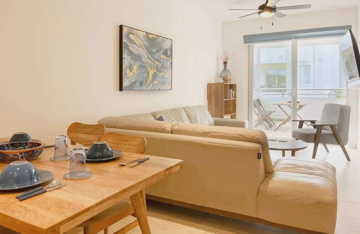 Departamento con balcón y vistas naturales en Tulum 3