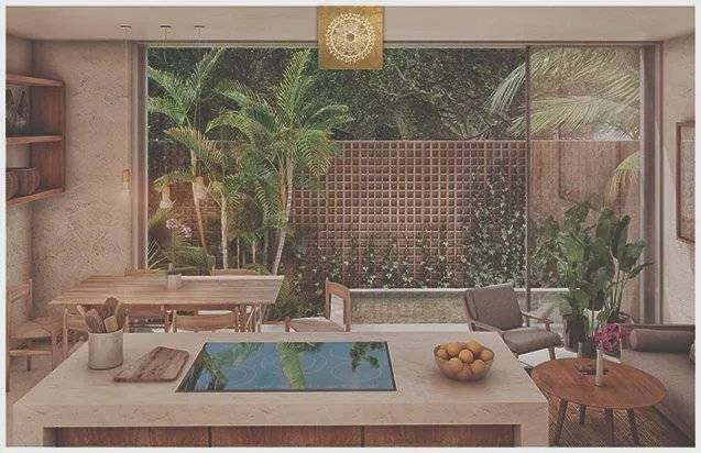 Exclusivo departamento con jardín y alberca privada 4