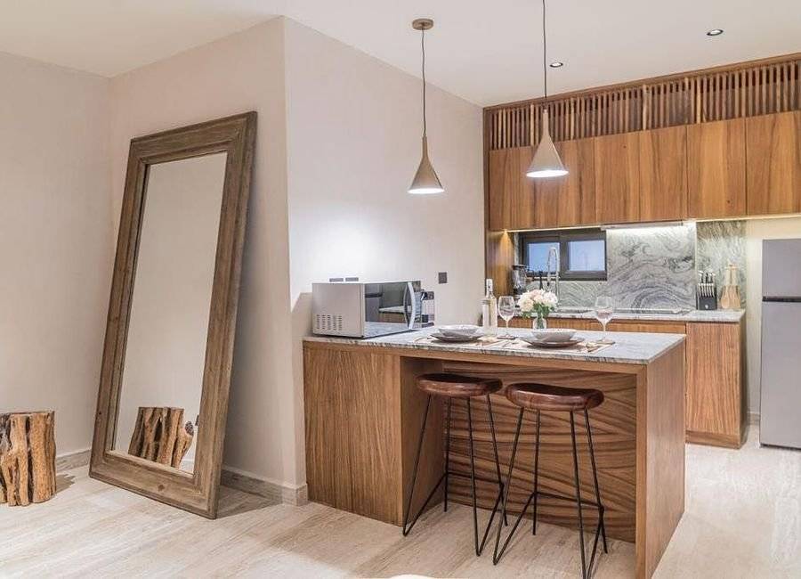 Moderno departamento con alberca en Tulum 4