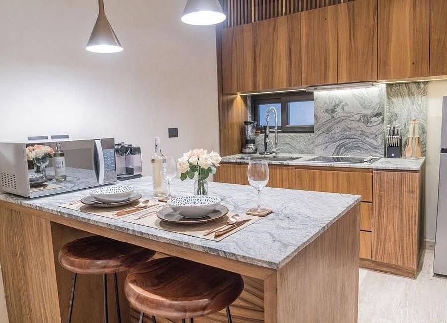 Moderno departamento con alberca en Tulum 5