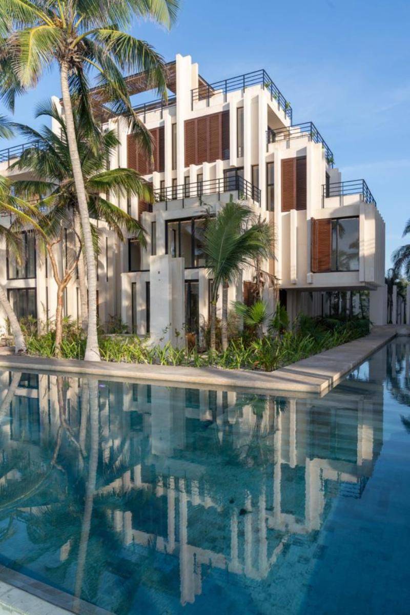 Lujo y naturaleza en Tulum frente al mar 2
