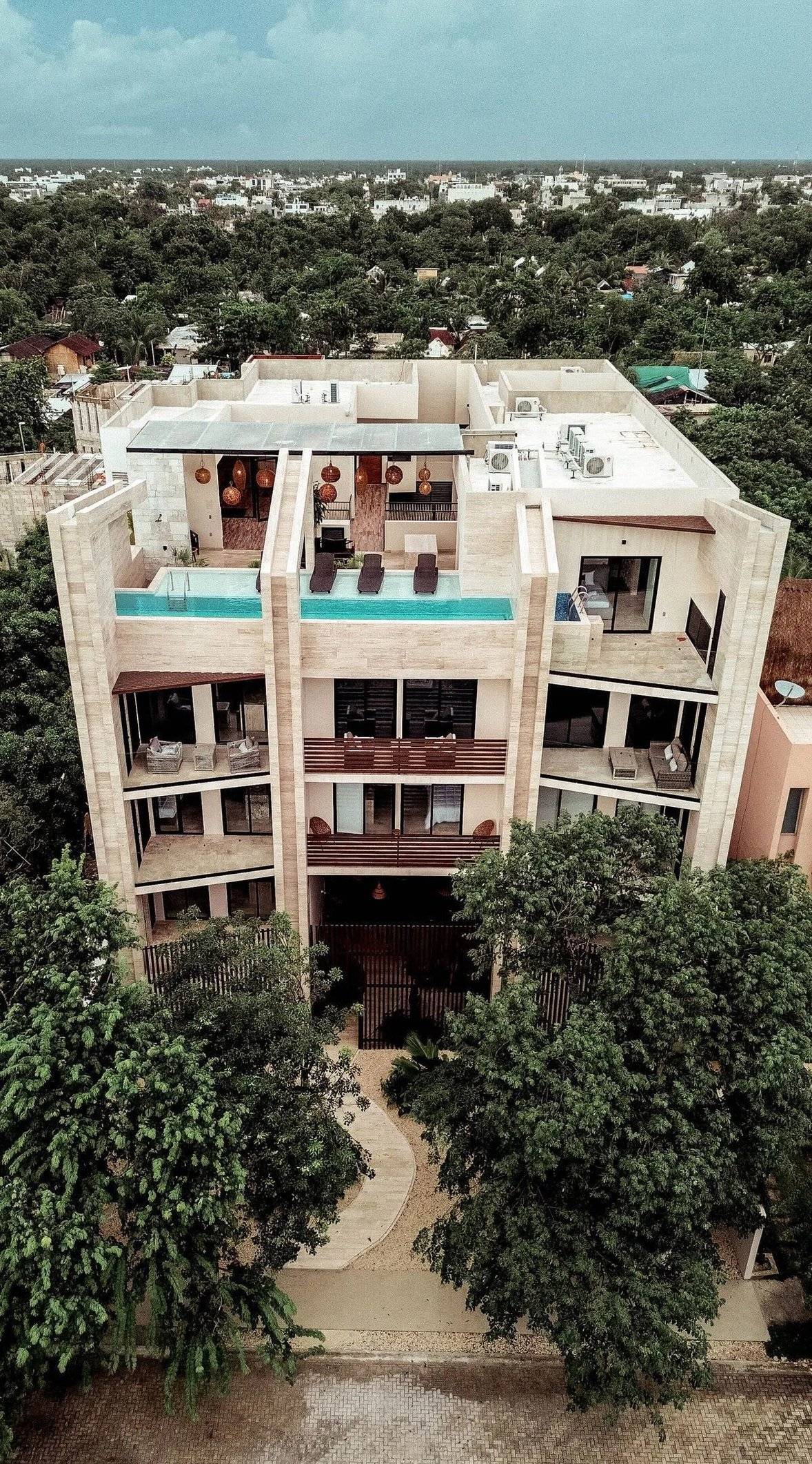 Penthouse de lujo con piscina panorámica en Tulum 2