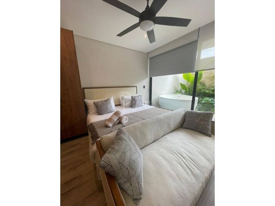 Departamento amueblado con jacuzzi en Tulum 5