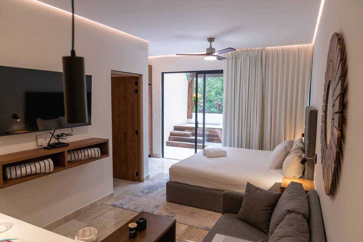 Departamento amueblado con jacuzzi en Tulum 5