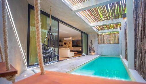 Departamento amueblado en Tulum con alberca 4