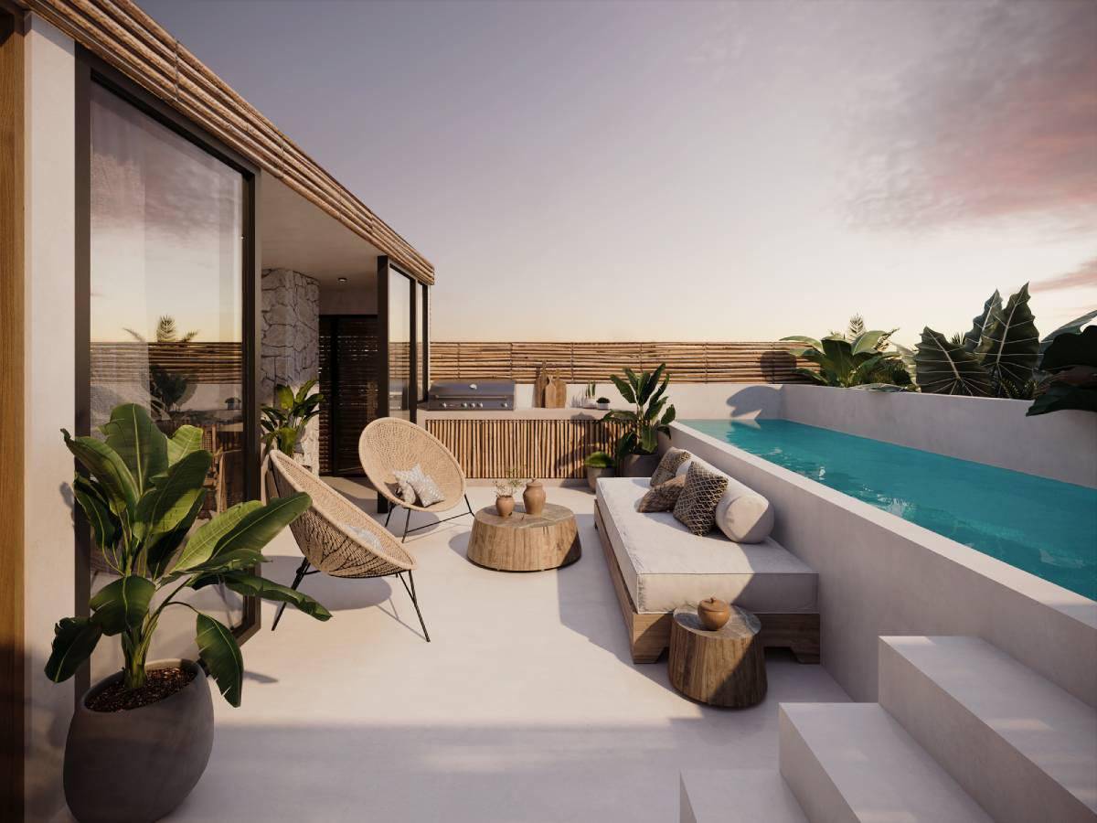 Penthouse de lujo con alberca privada en Tulum 4