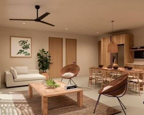 Nuevo departamento en Tulum con alberca y seguridad 1