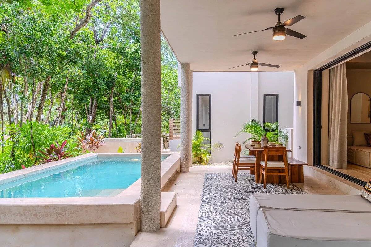 Villa de lujo en la selva con piscina privada 2