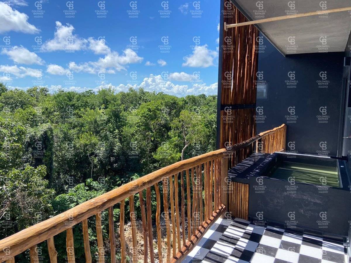 Departamento en Tulum rodeado de selva conservada 3