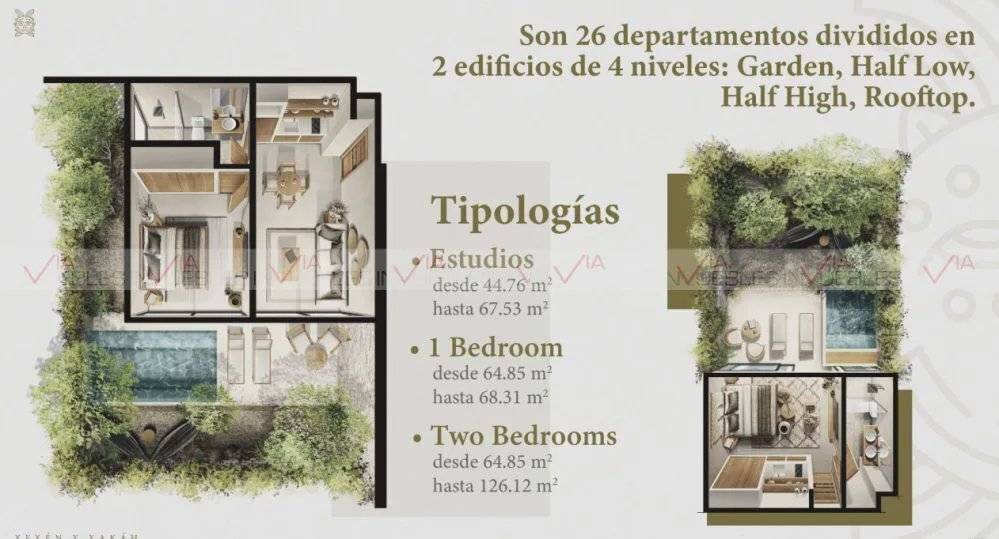 Departamentos de lujo en Tulum con amenidades 4