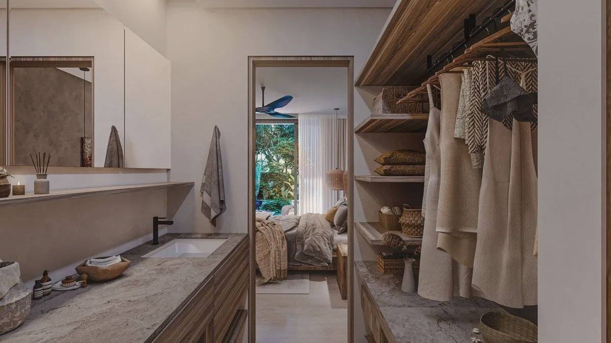 Exclusivo departamento en Tulum con jardín y alberca 4