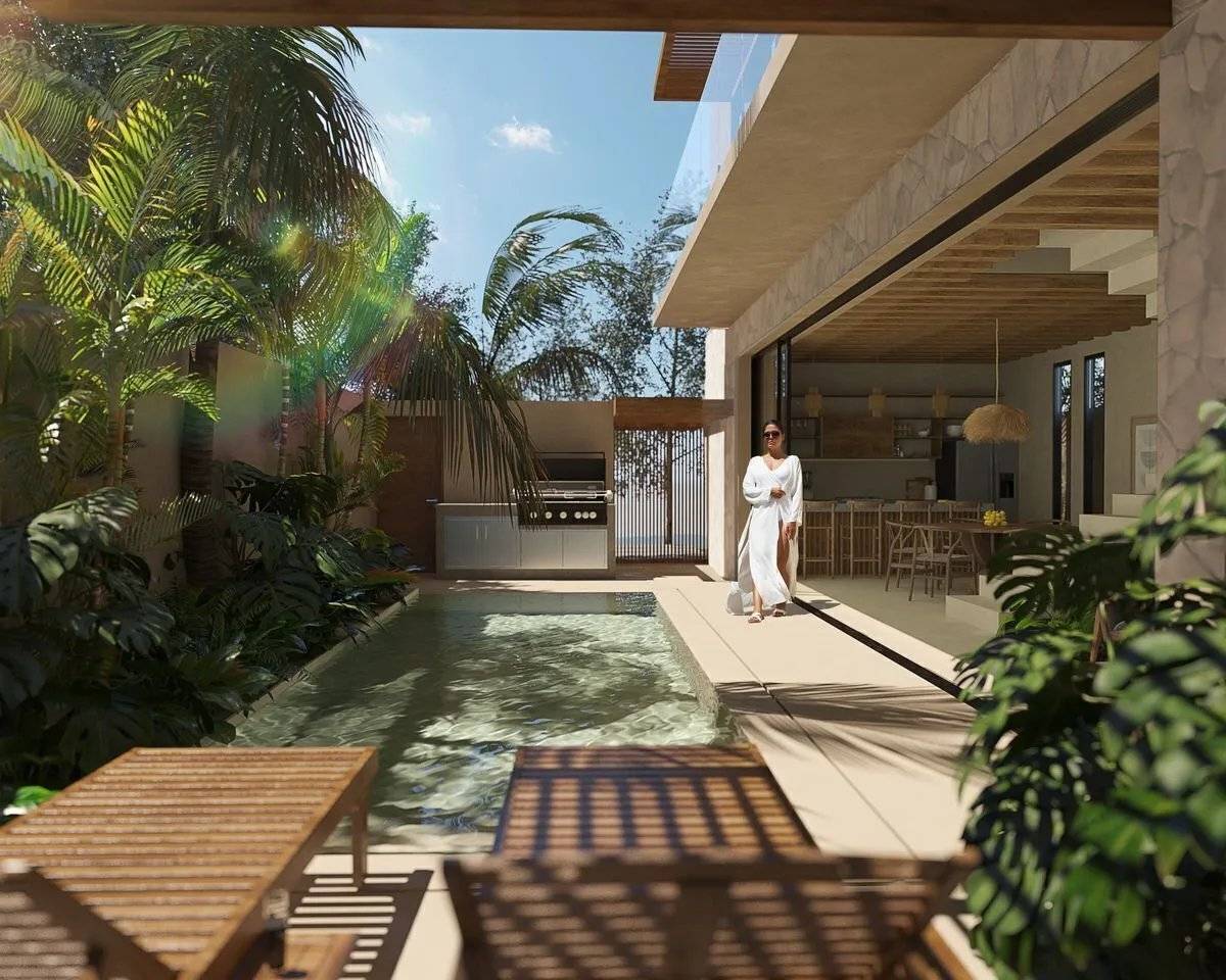Casa de lujo con piscina en Tulum 2
