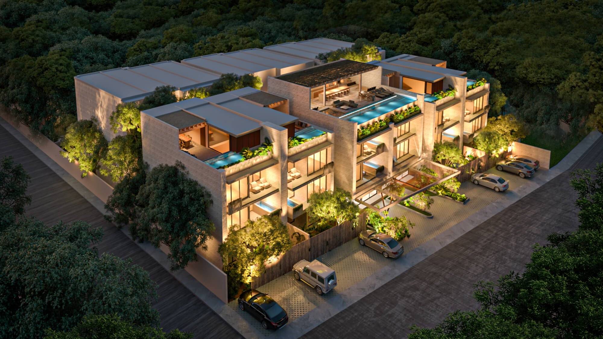 Penthouse con alberca y vista al mar 3