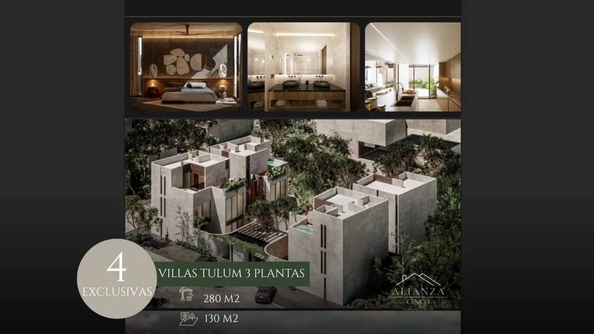 Villa de lujo en Tulum con piscina y jacuzzi 1
