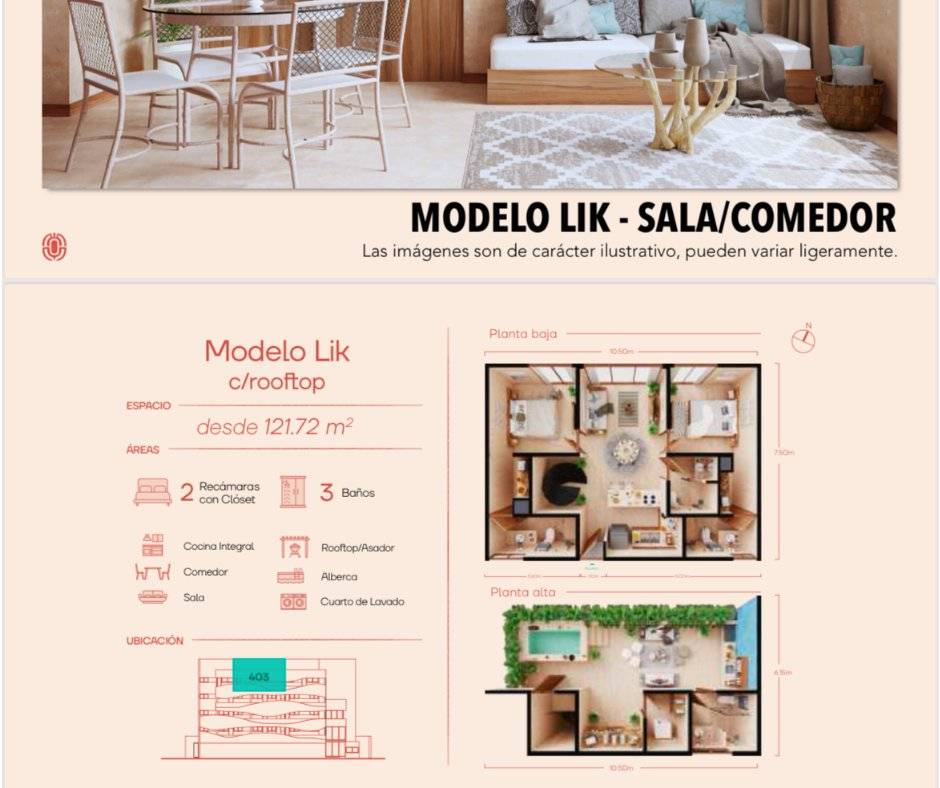Penthouse exclusivo con alberca privada en Tulum 5