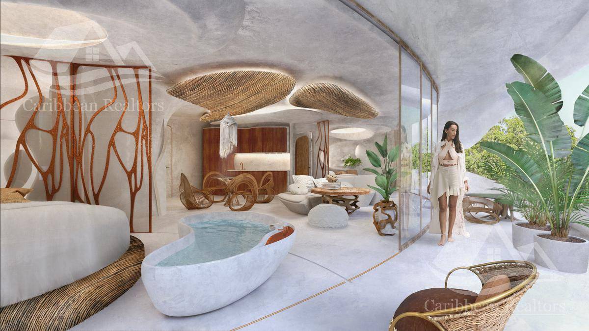 Departamento de lujo en Tulum con rooftop privado 3