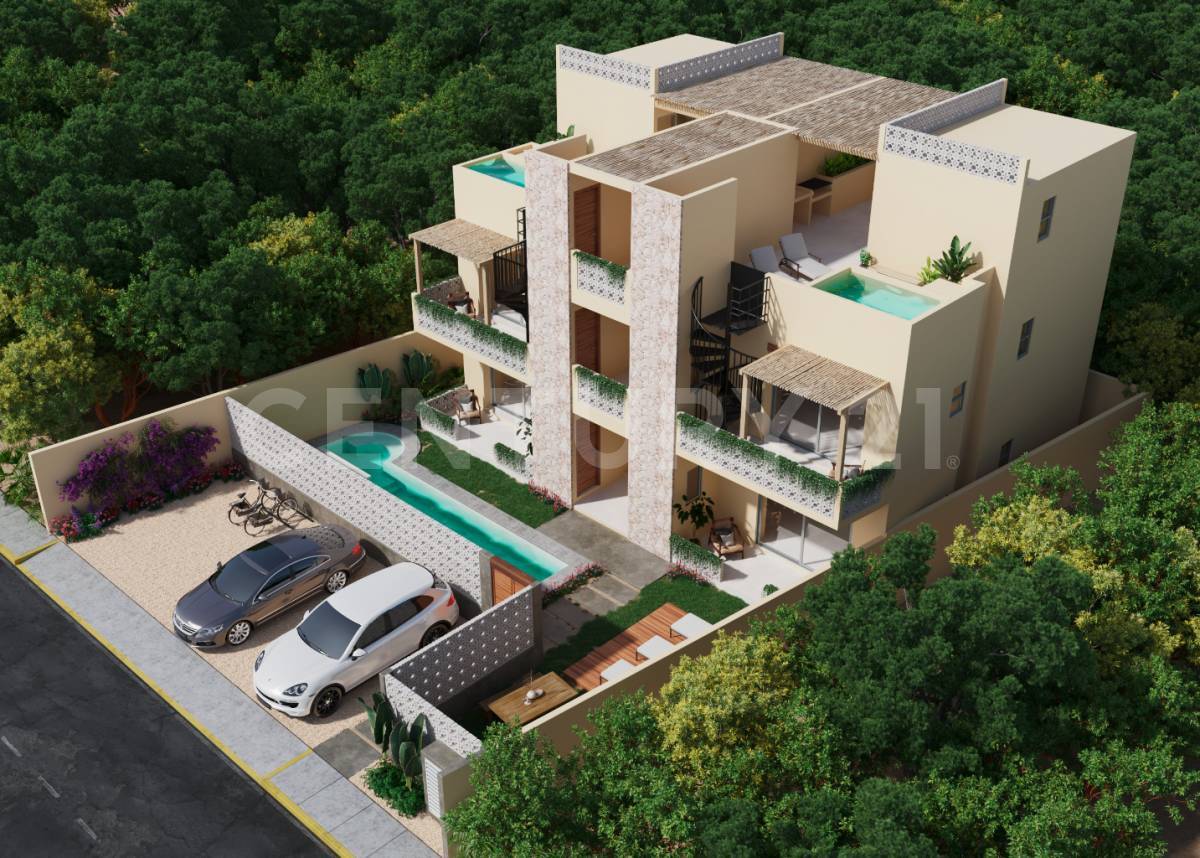 Exclusivos departamentos en la selva de Tulum 2