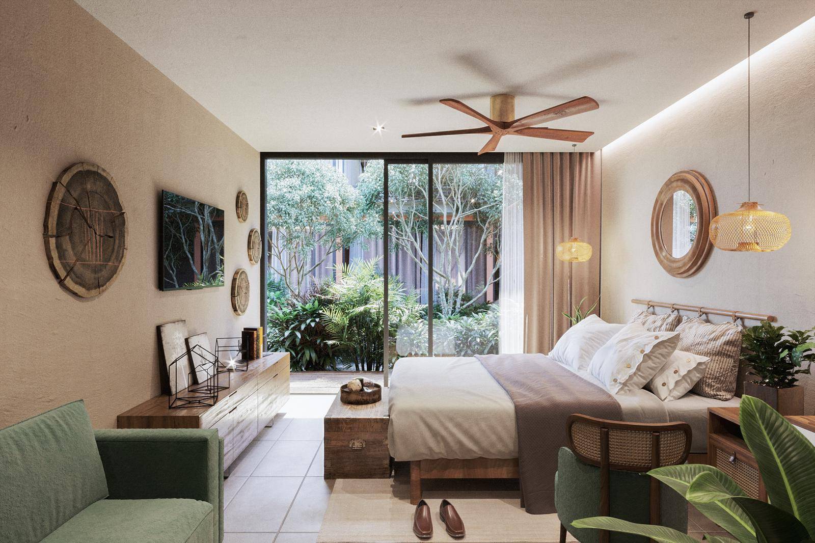 Vive en la naturaleza: departamento en Tulum 4