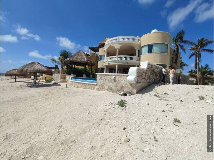 Villa de lujo y terreno frente al mar en Tulum 5