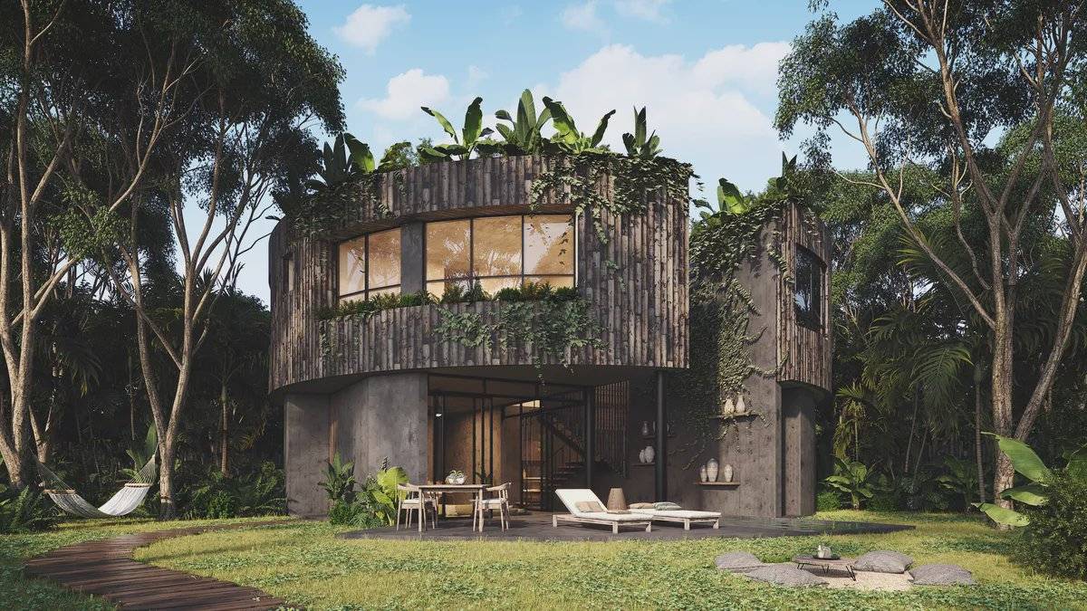 Villa circular: Conexión única con la jungla 1
