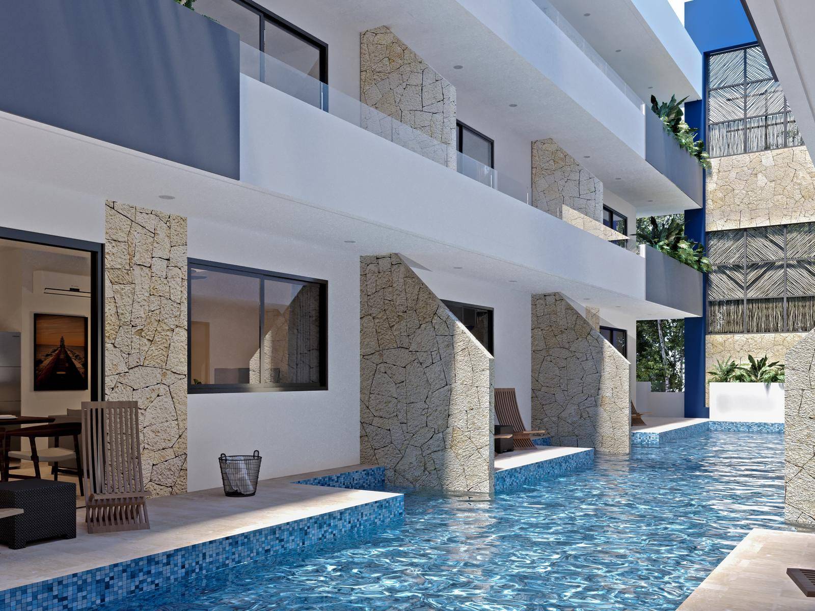 Elegante penthouse con piscina en Tulum 3