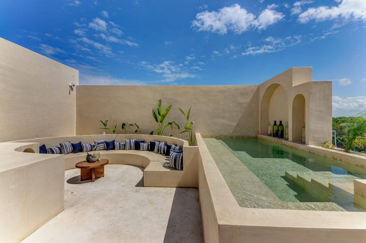 Departamento con alberca privada en Tulum 1