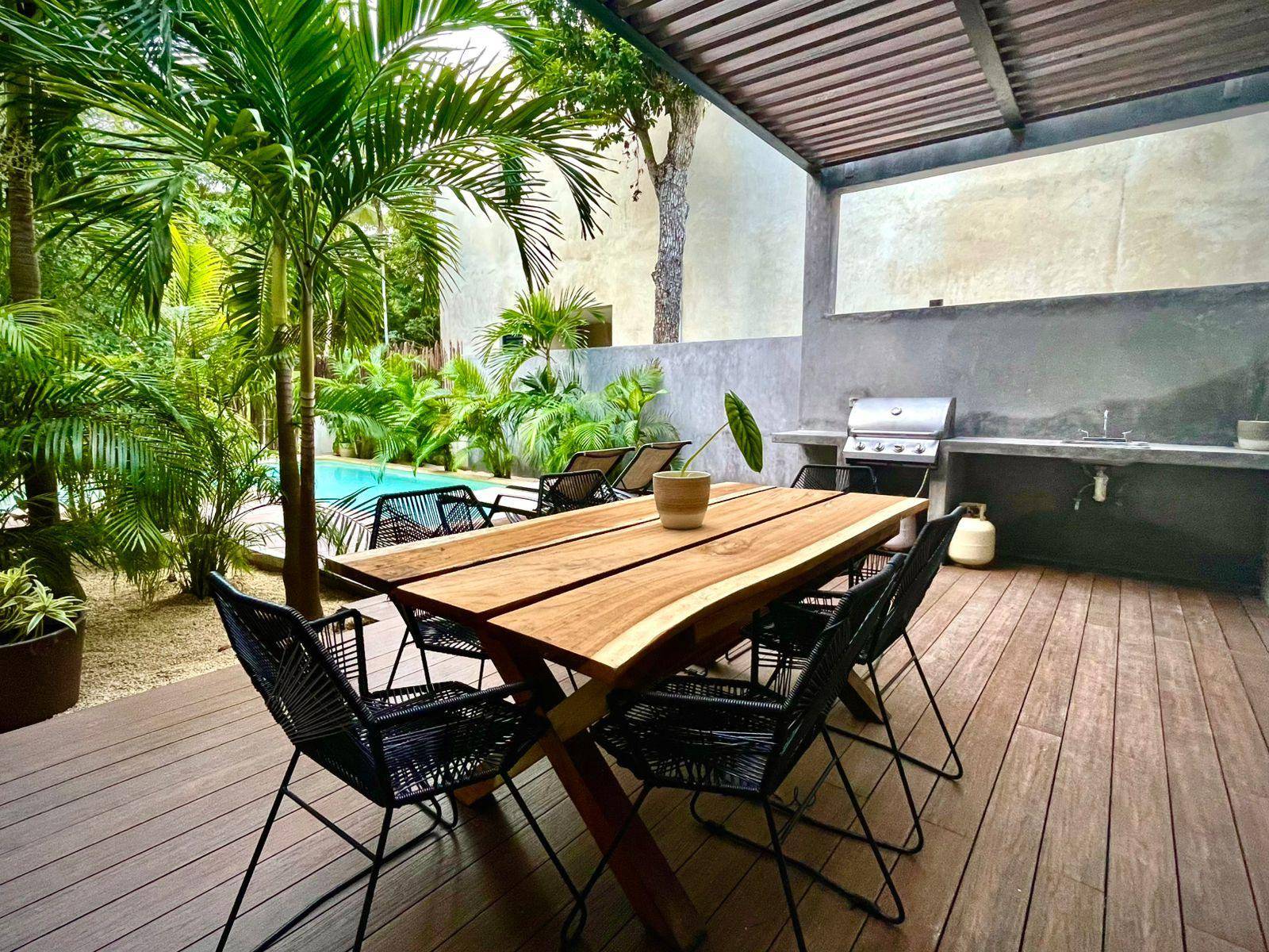 Casa de lujo con alberca en Tulum centro 5