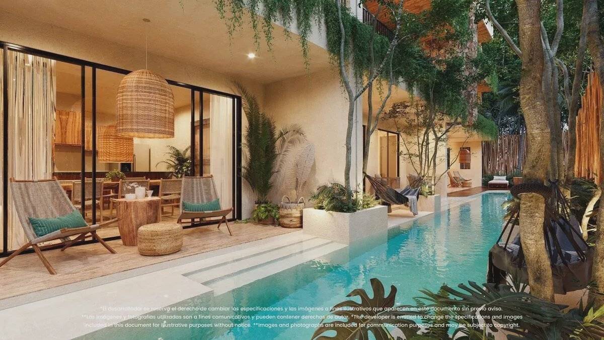 Departamentos de lujo en Aldea Zamá, Tulum 5