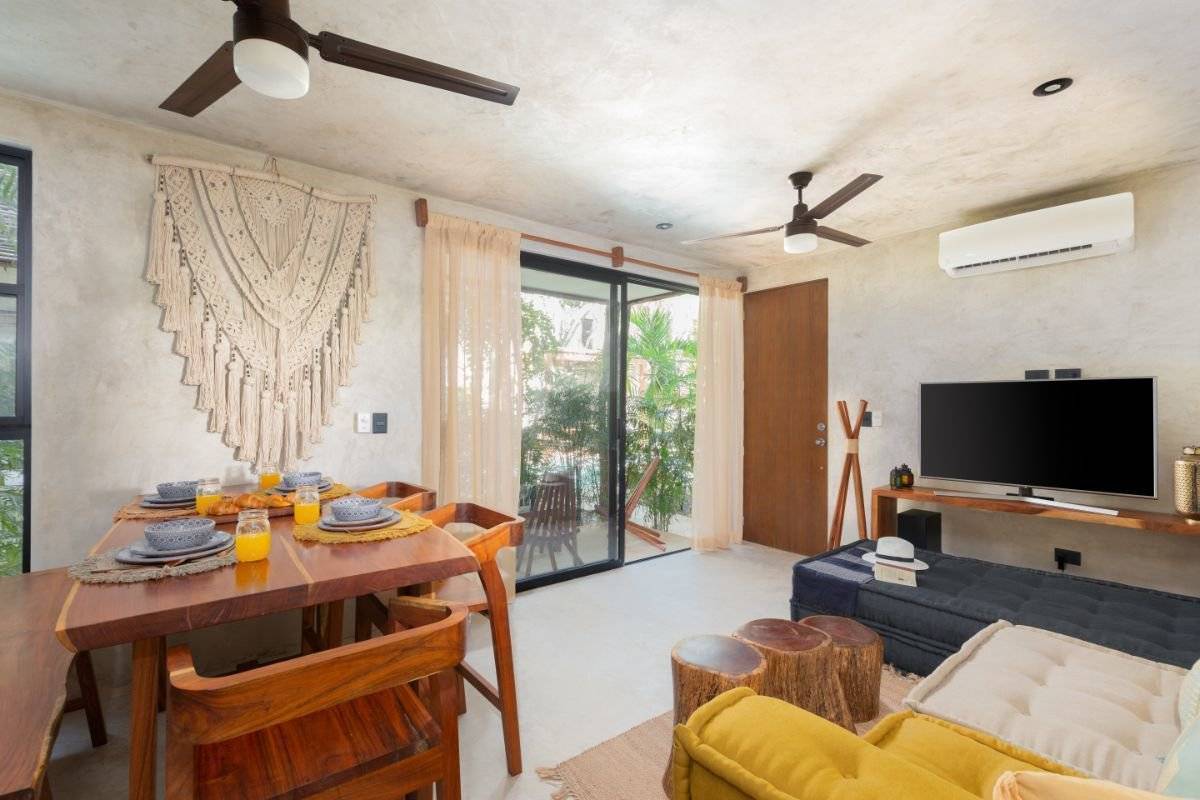 Condominio boho chic en Tulum con albercas 5